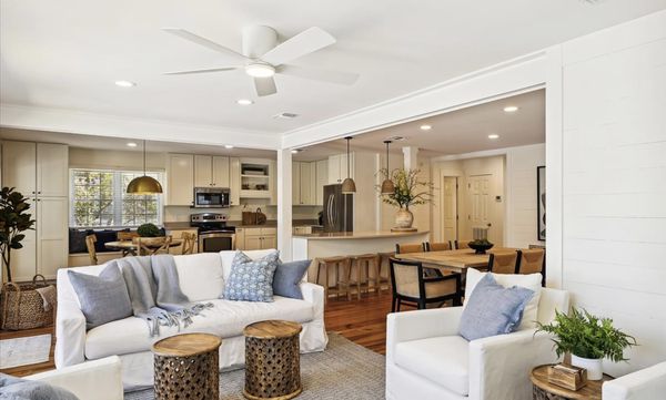 Open concept living area